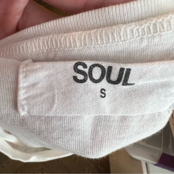 Soul Cycle White Muscle Tank size S - Picture 5 of 7